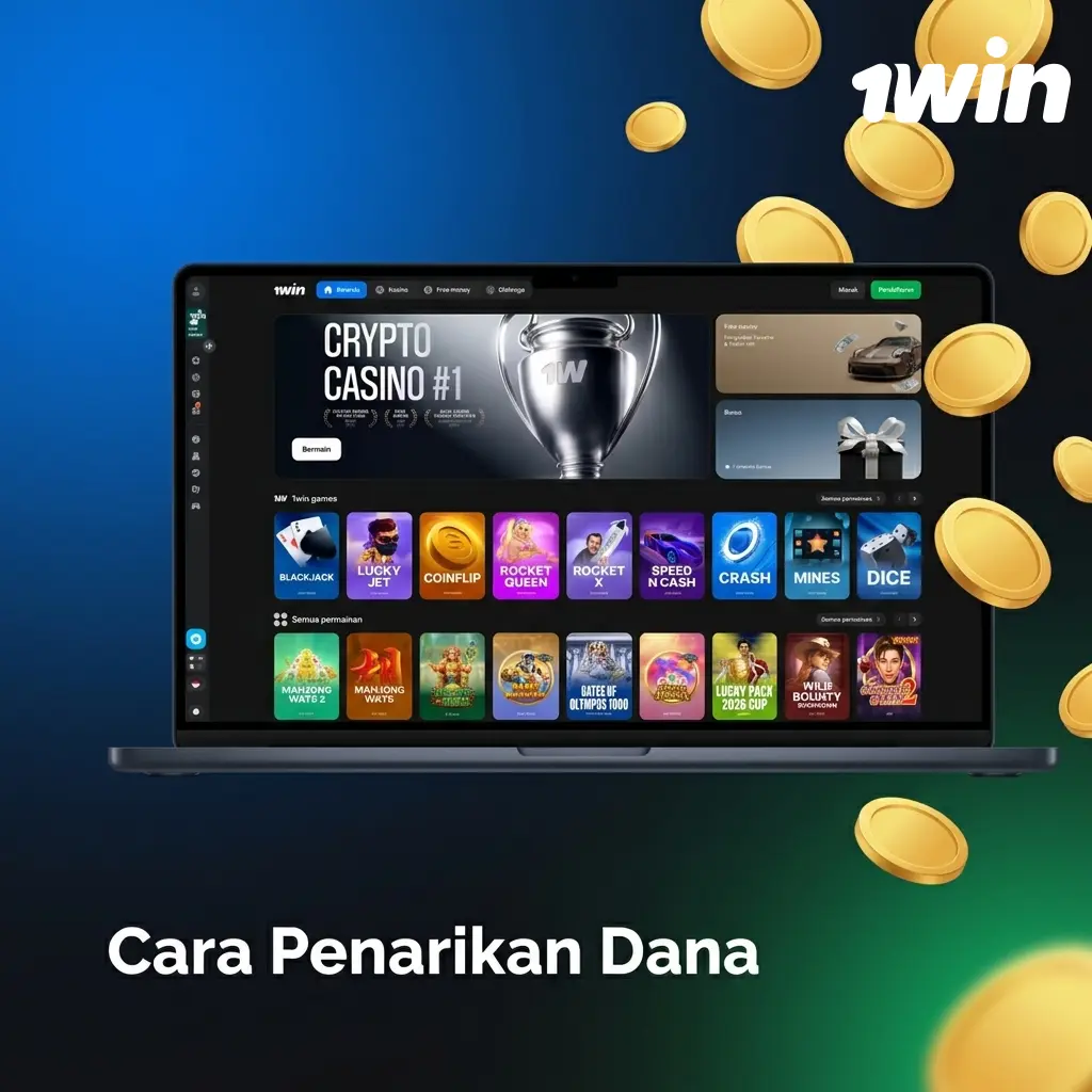Panduan langkah-langkah cara penarikan dana di 1win melalui Dana, OVO, Bank BCA, atau USDT