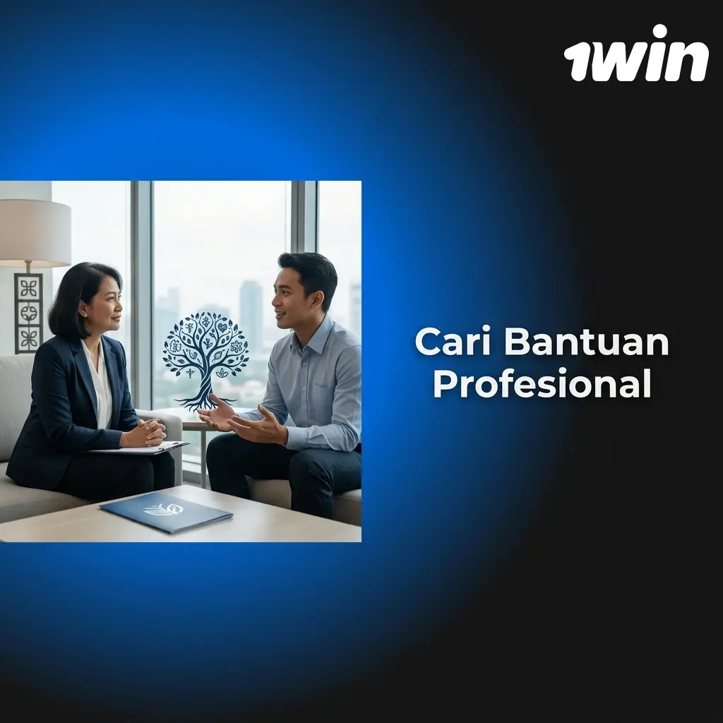 Seseorang berkonsultasi dengan profesional kesehatan mental untuk mengatasi masalah perjudian di Indonesia