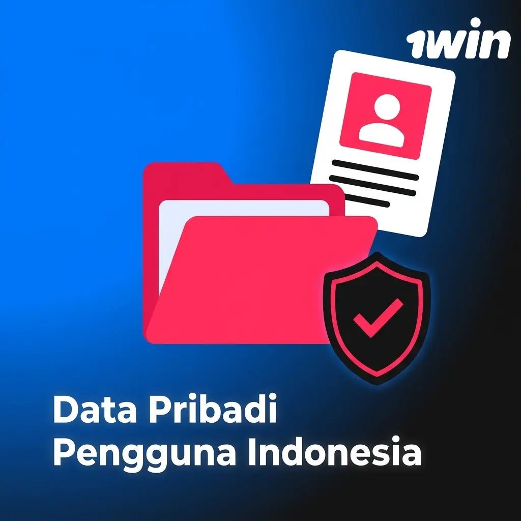 Ilustrasi data pribadi pengguna Indonesia yang dikumpulkan oleh 1win sesuai kebijakan privasi