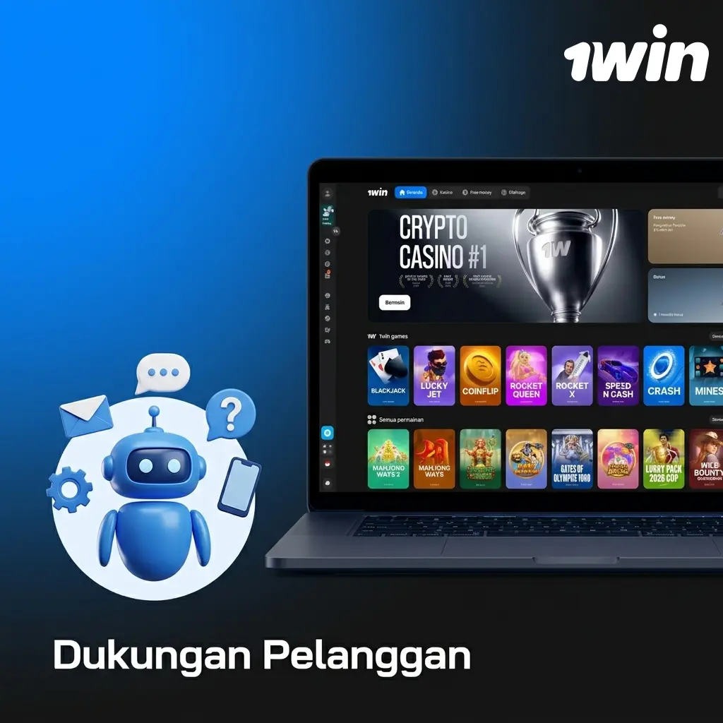 Tim dukungan pelanggan 1win tersedia 24/7 melalui live chat, email, dan Telegram untuk pemain Indonesia