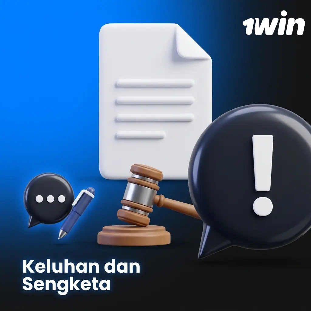 Ilustrasi proses pengajuan keluhan perlindungan data pribadi pengguna Indonesia kepada tim dukungan 1win