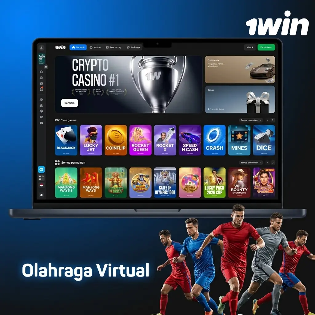 Olahraga virtual 1win: sepak bola, balapan kuda, tenis, basket, MotoGP simulasi RNG bersertifikat 24 jam