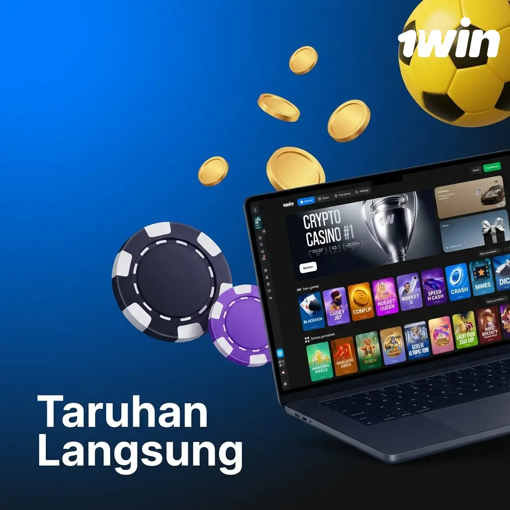 Taruhan langsung 1win dengan odds real-time, live stream, statistik pertandingan, dan fitur cash out aktif sepanjang hari