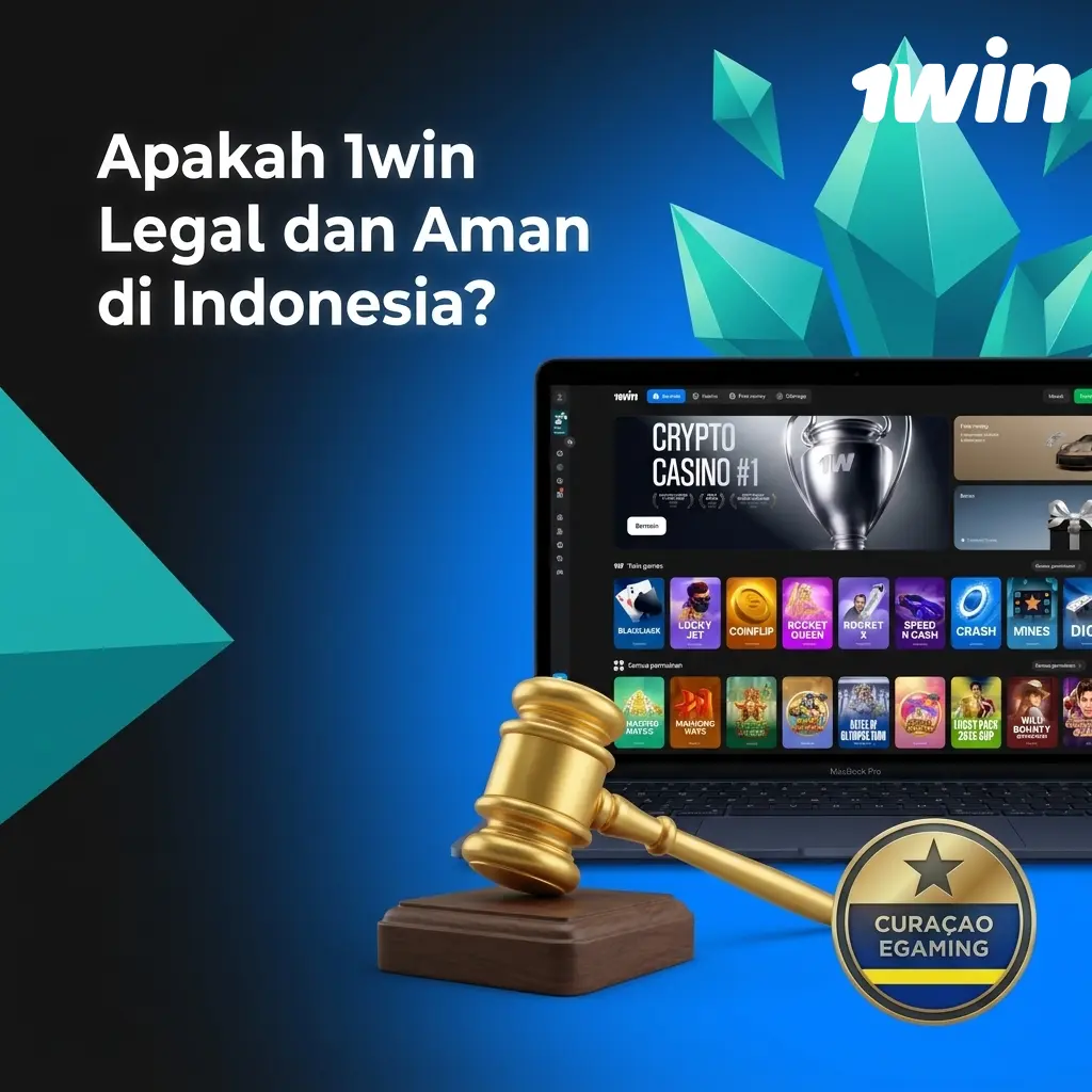 Lisensi resmi 1win Curaçao eGaming dengan enkripsi SSL 128-bit untuk keamanan data pemain di Indonesia