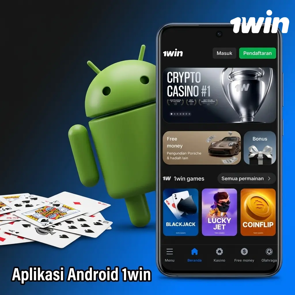 Panduan unduh dan instal aplikasi 1win APK di perangkat Android versi 5.0 ke atas