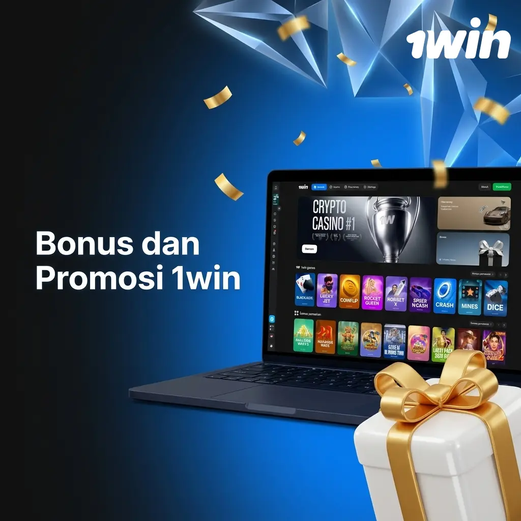 Bonus dan promosi 1win dengan penawaran selamat datang hingga 500% dan cashback mingguan untuk pemain kasino