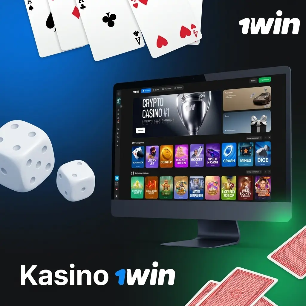 Kasino 1win dengan 16.000+ permainan slot, meja klasik, kasino langsung dari Pragmatic Play dan Evolution Gaming
