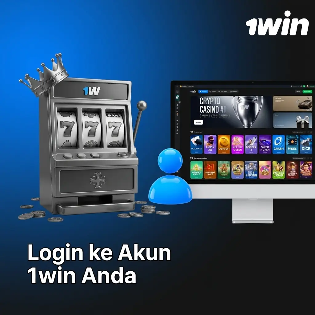 Panduan langkah login ke akun 1win menggunakan email, nomor telepon, atau akun sosial media