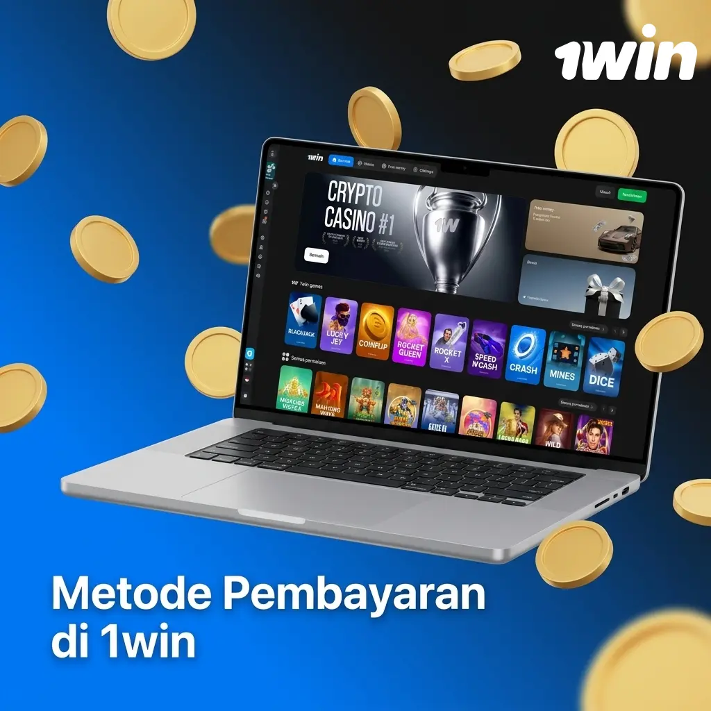 Metode pembayaran 1win Indonesia: QRIS, Dana, OVO, bank lokal, dan kripto tanpa biaya transaksi