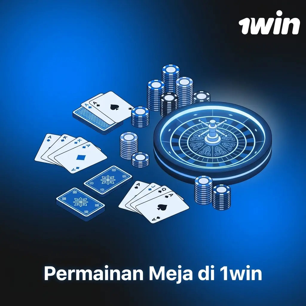 Koleksi permainan meja klasik di 1win termasuk baccarat, blackjack, dan roulette untuk pemain Indonesia